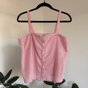 Vintage Sears Pinstripe Top